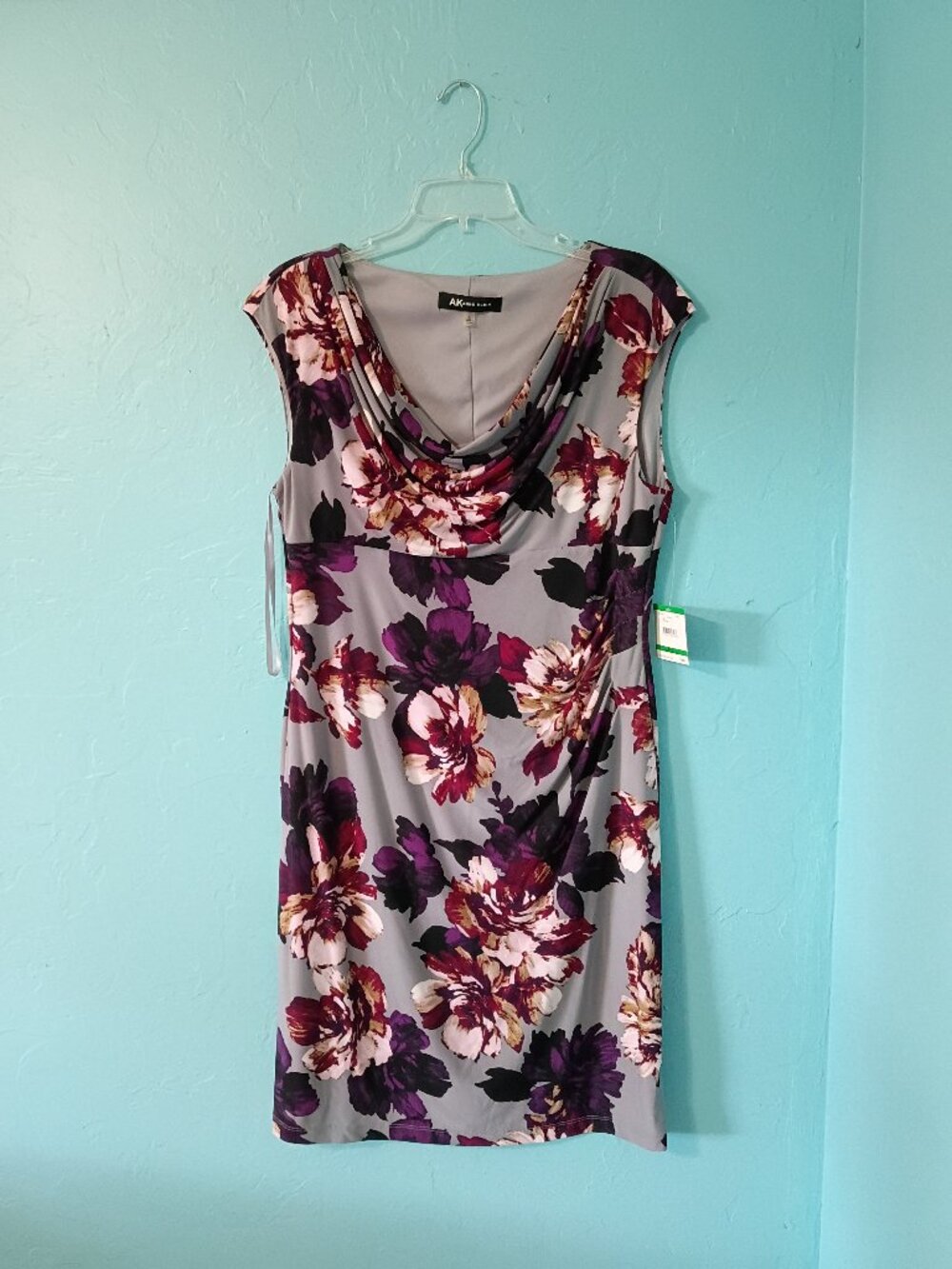 AK Anne Klein Sleeveless Dress, L